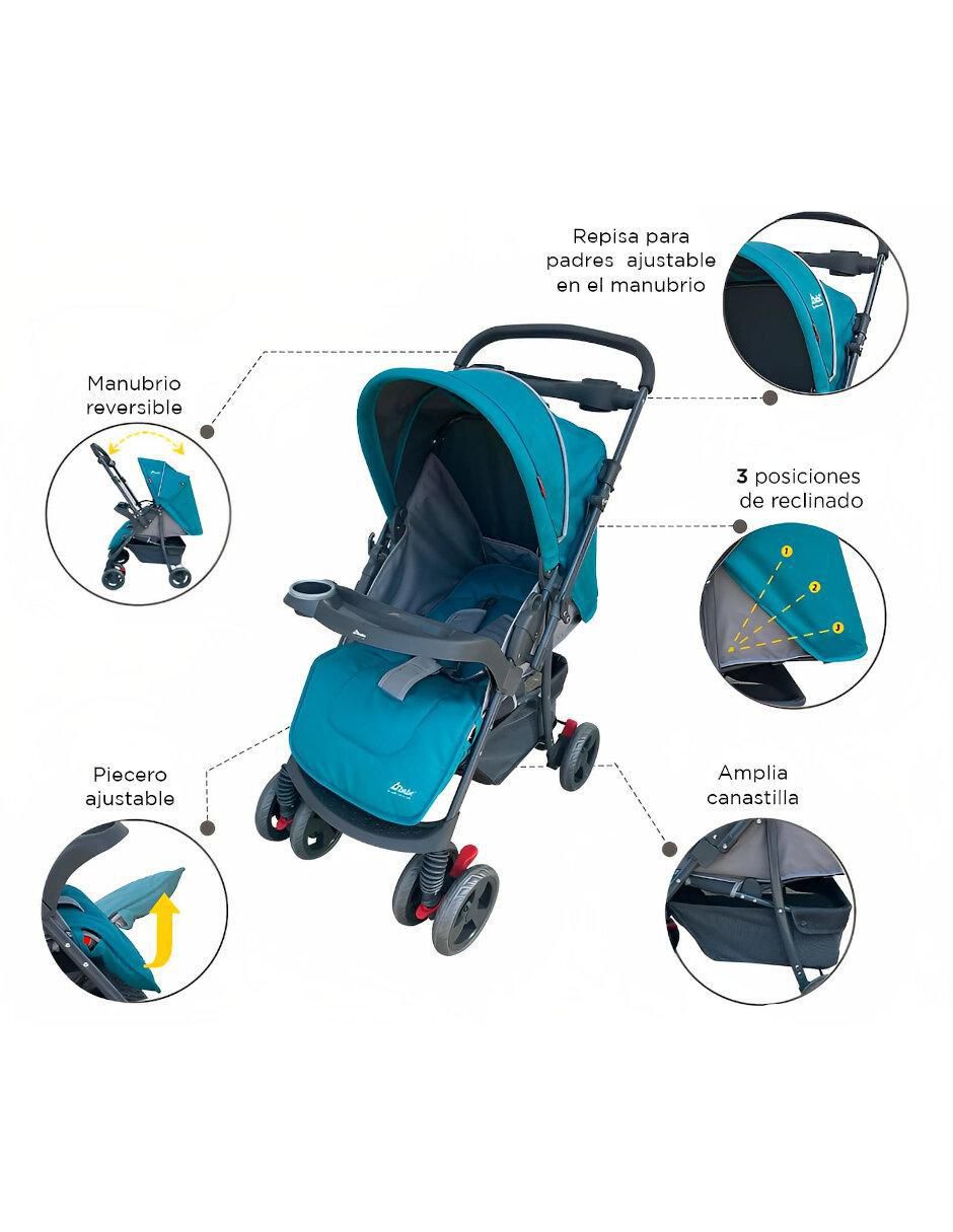 Carriola con portabebé Star Baby plegable 3