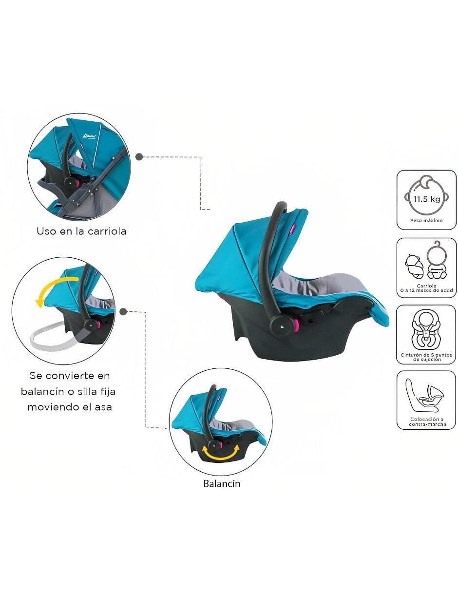 Carriola con portabebé Star Baby plegable 4
