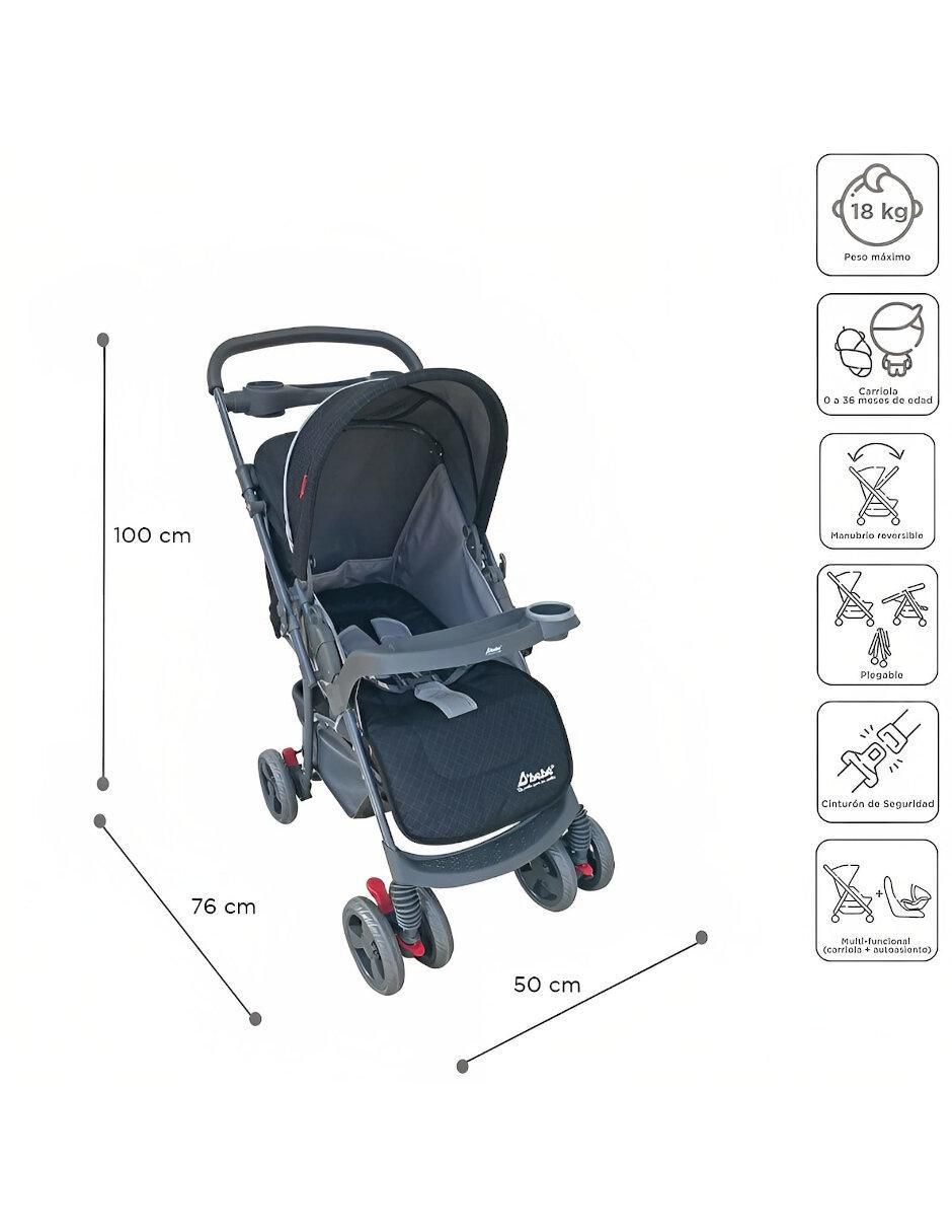 "carriola" con portabebé star baby the baby shop "de" metal