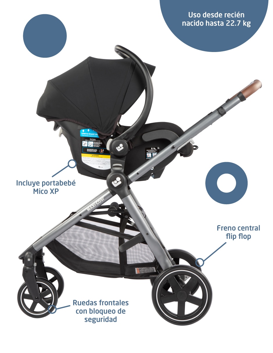 Carriola travel system Zelia Max 2 plegable 6