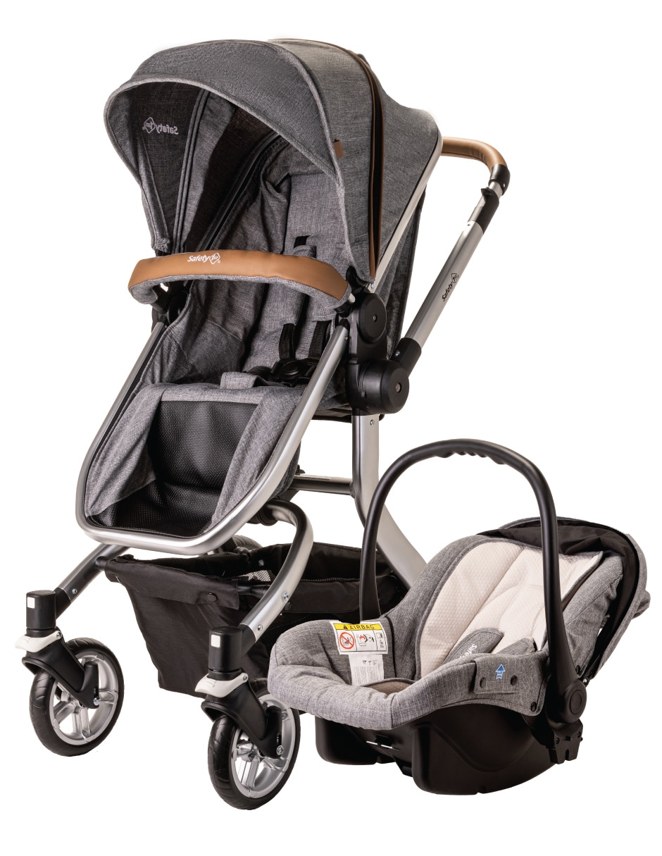 CARRIOLA PORTABEBE PLEGABLE Gris