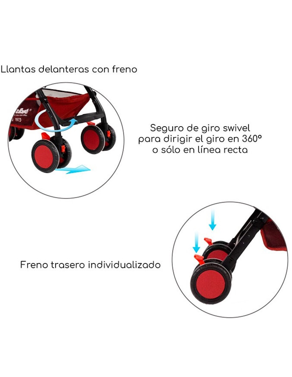 "carriola" estándar carriola manubrio reversible the baby shop "de" metal