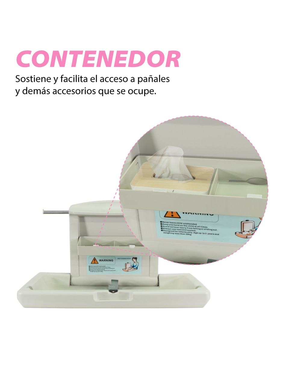 Cambiador de madera unisex 4