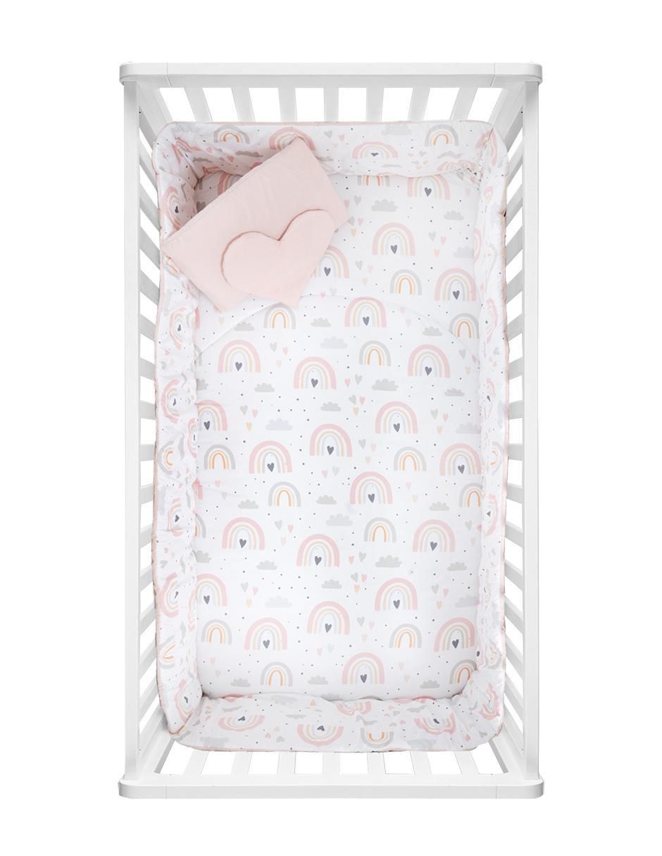 Juego de cuna chiquimundo reversible "para" bebé niña 5 "piezas"