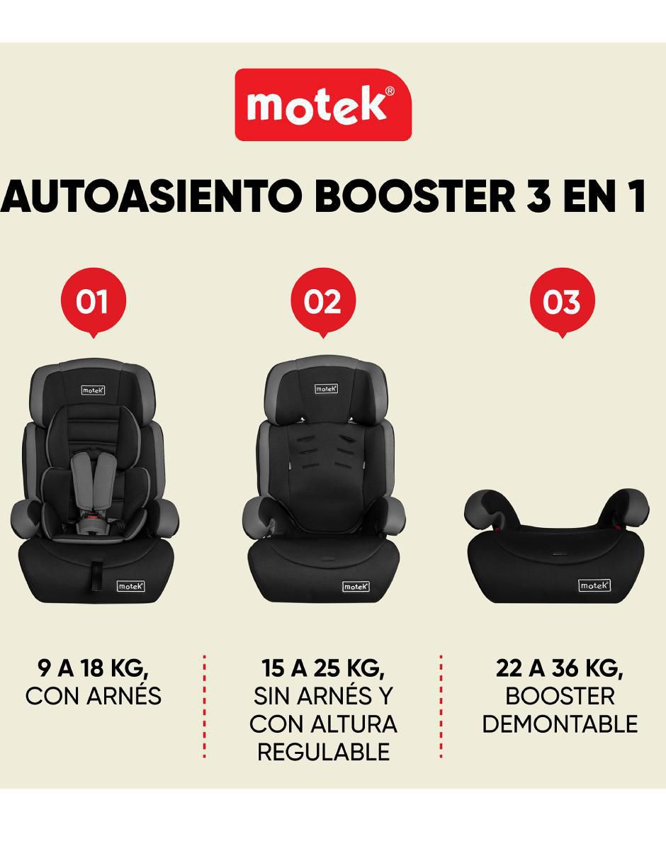 Autoasiento convertible Benjo 2