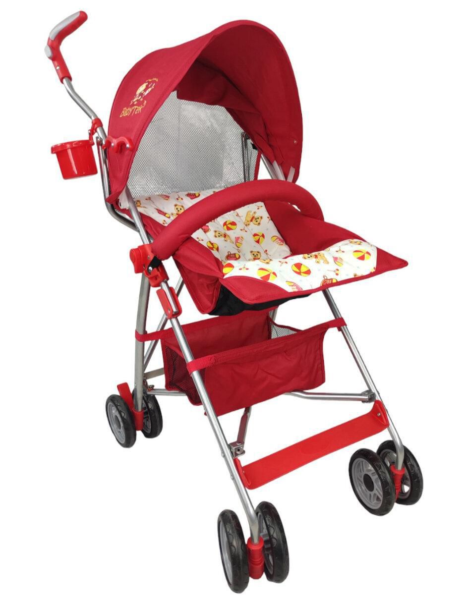 "carriola" de bastón compacta y reclinable the baby shop "de" aluminio