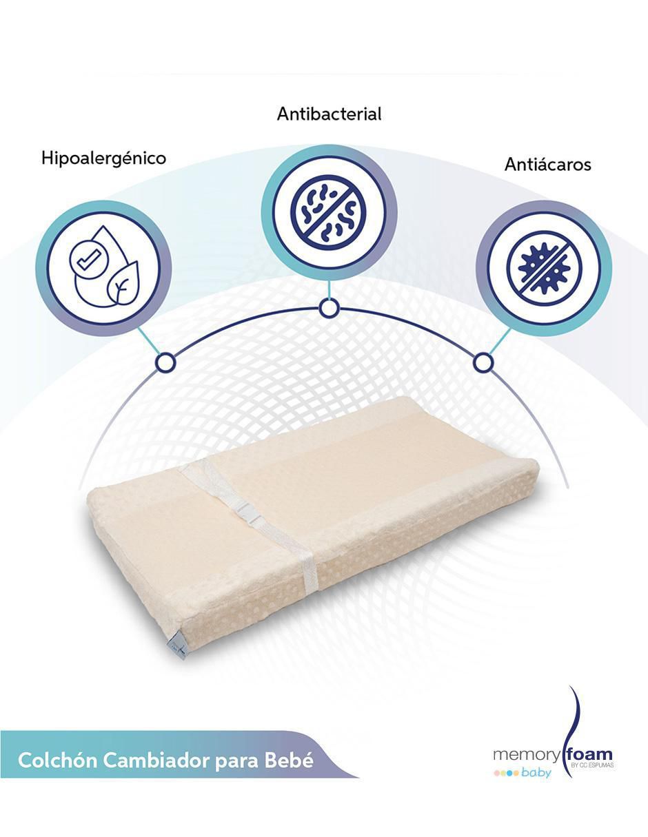 Colchón cambiador memory foam baby sin familia o colección