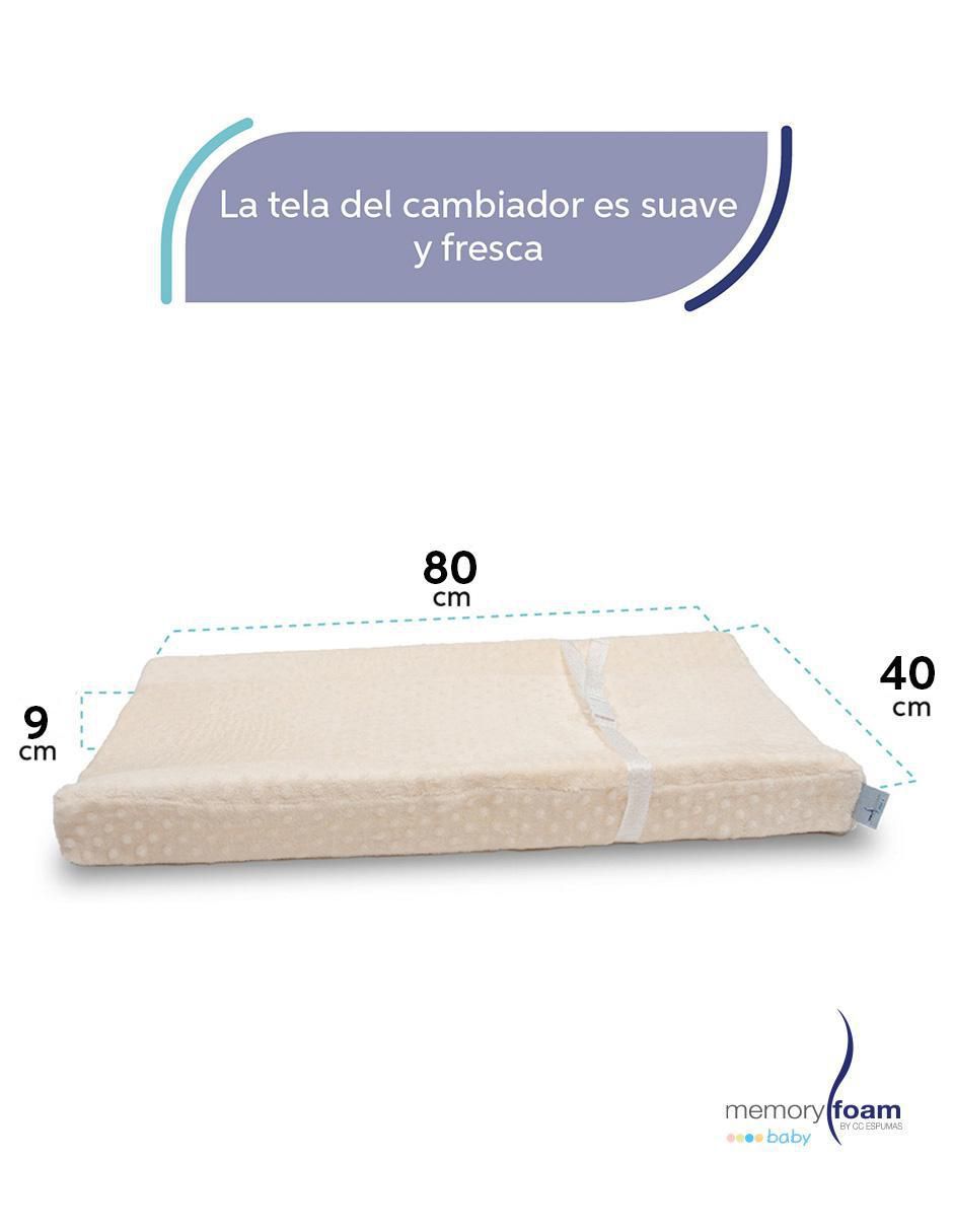 Colchón cambiador memory foam baby sin familia o colección