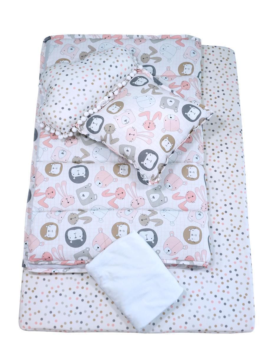 Juego de cuna Animalitos infantil unisex 5 piezas Juego de cuna Animalitos infantil unisex 5 piezas