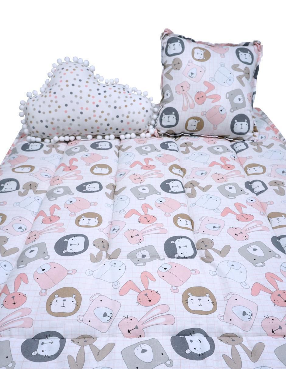 Juego de cuna Animalitos infantil unisex 5 piezas 2