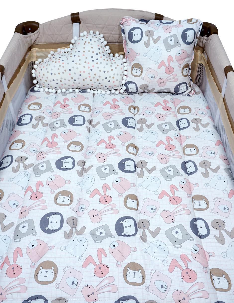 Juego de cuna Animalitos infantil unisex 5 piezas 7