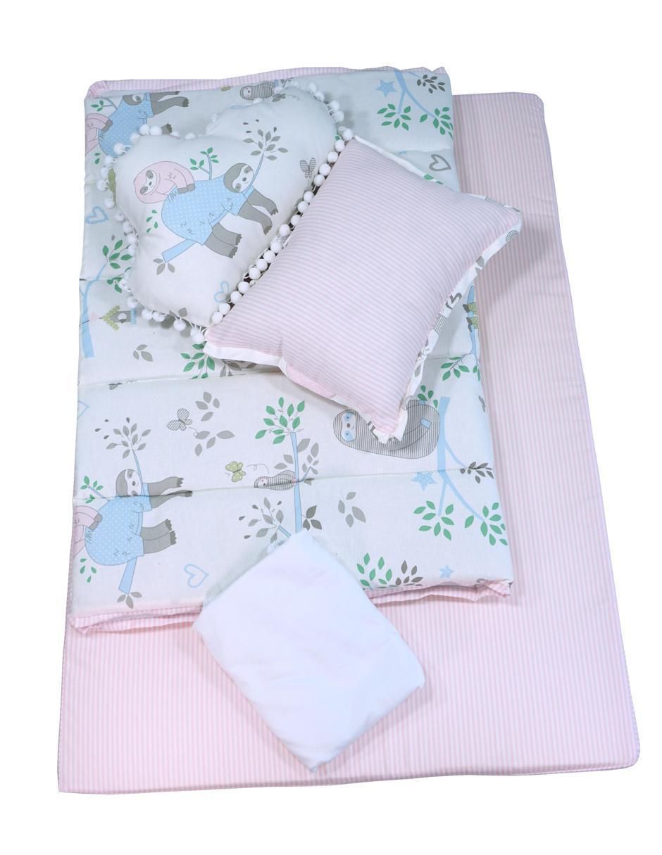 Juego de cuna Perezosos infantil unisex 5 piezas Juego de cuna Perezosos infantil unisex 5 piezas