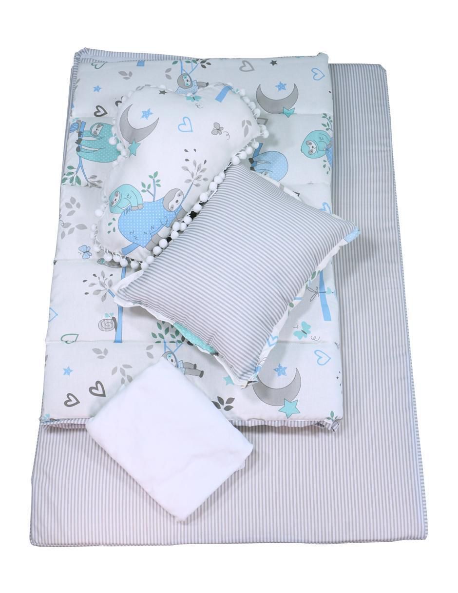 Juego de cuna titi muebles perezosos con colchón "para" unisex 5 "piezas"