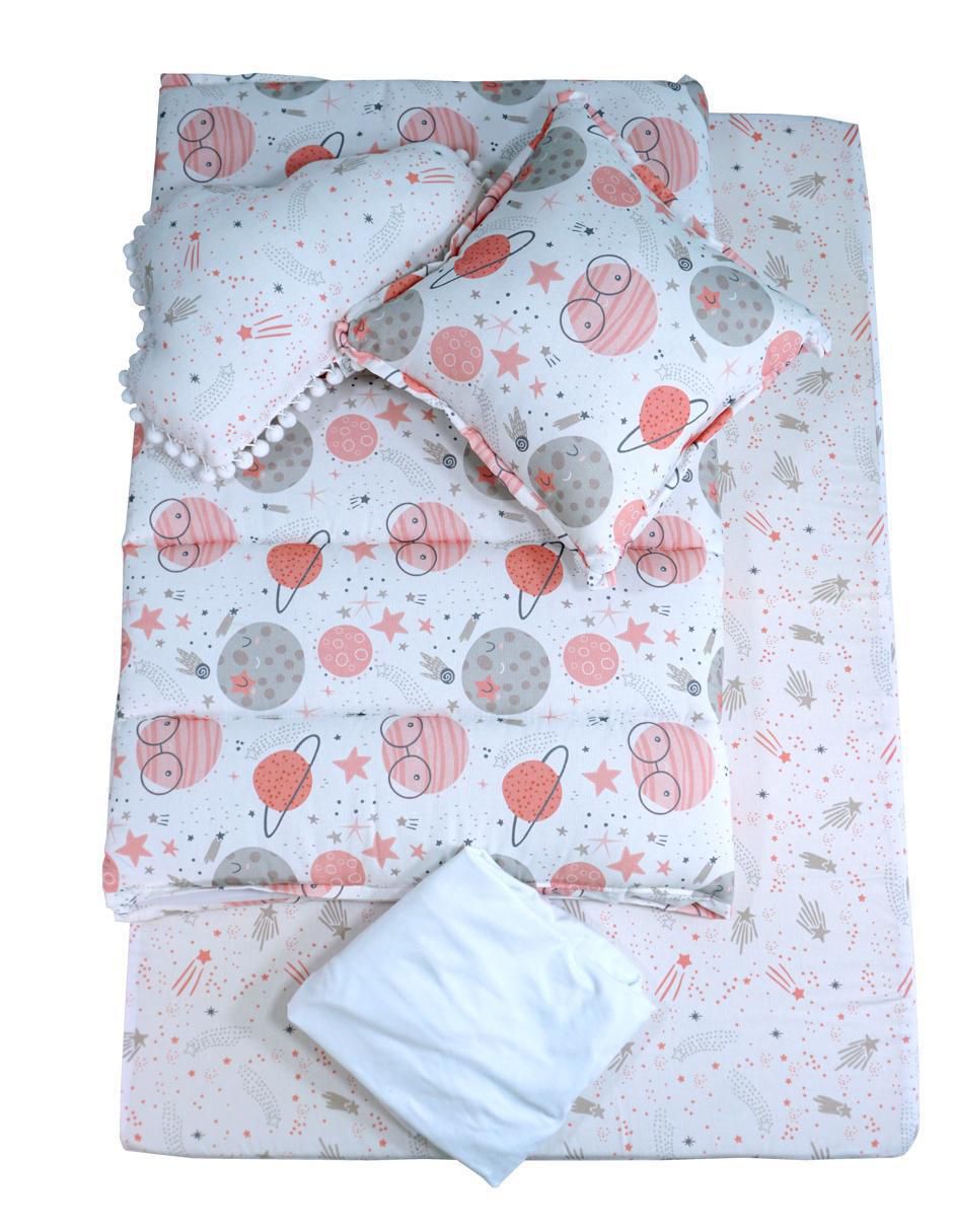 Juego de cuna Planetas infantil unisex 5 piezas Juego de cuna Planetas infantil unisex 5 piezas