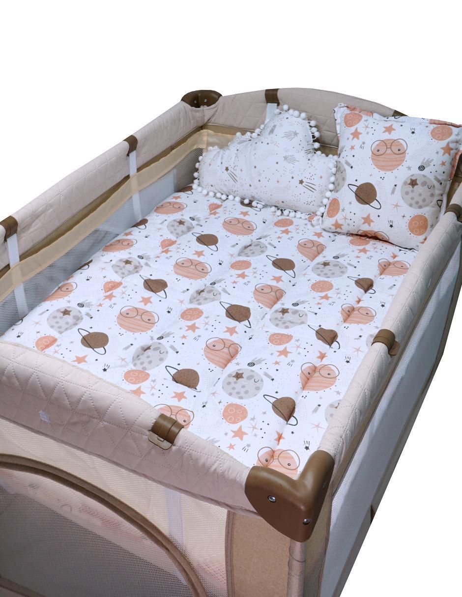 Juego de cuna Planetas infantil unisex 5 piezas 8