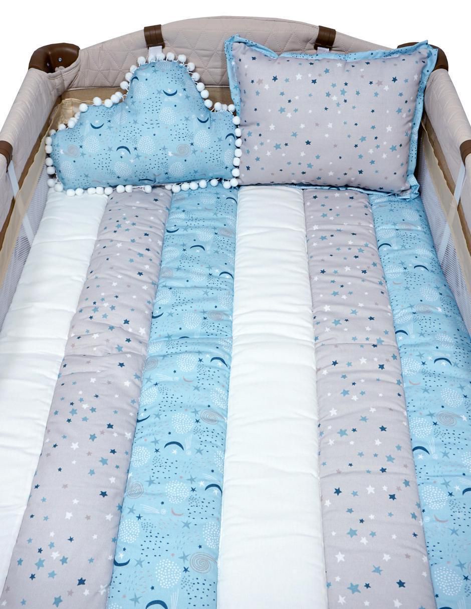 Juego de cuna Lunas infantil unisex 5 piezas 7