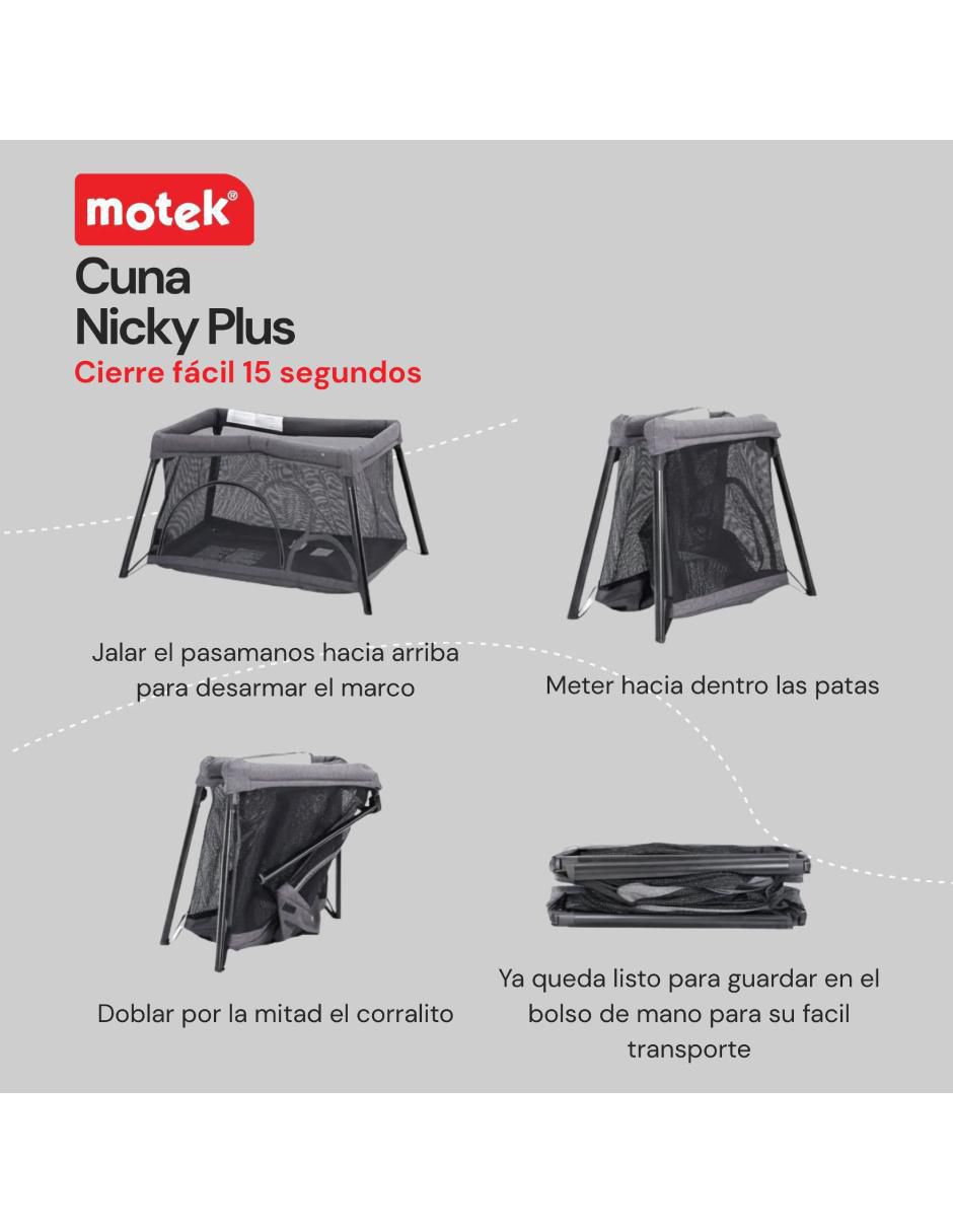 Cuna de viaje Nicky Plus 5