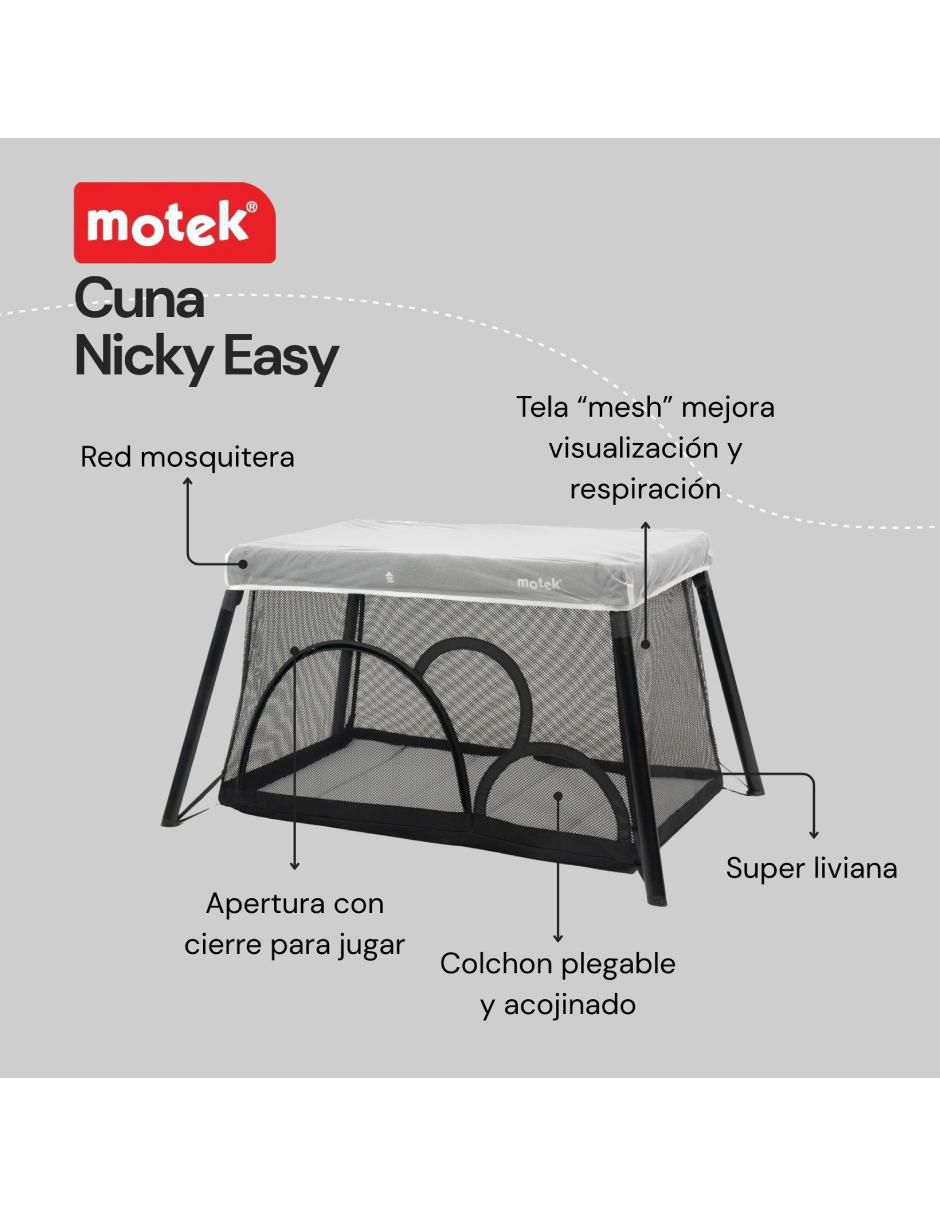Cuna de viaje motek nicky easy nicky easy