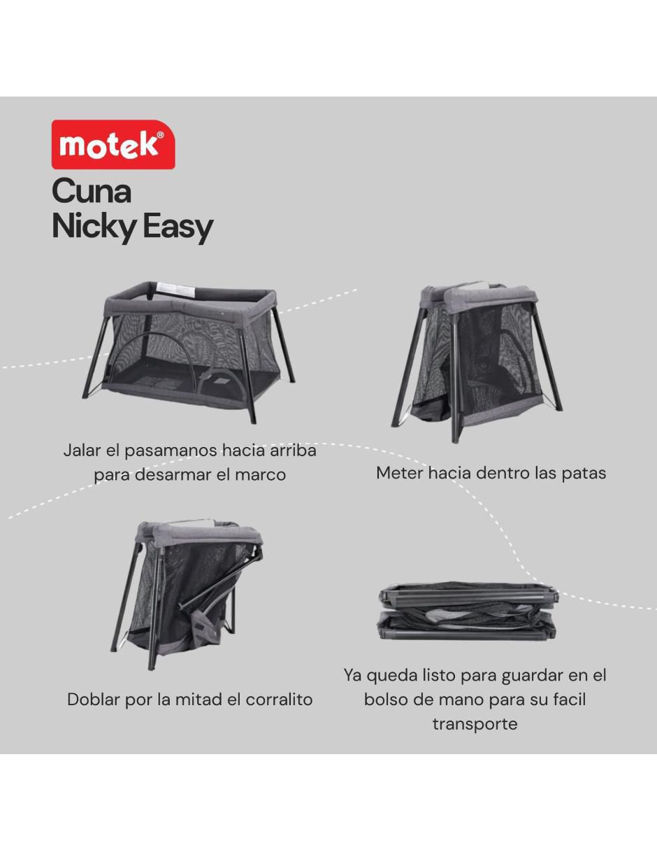 Cuna de viaje motek nicky easy nicky easy