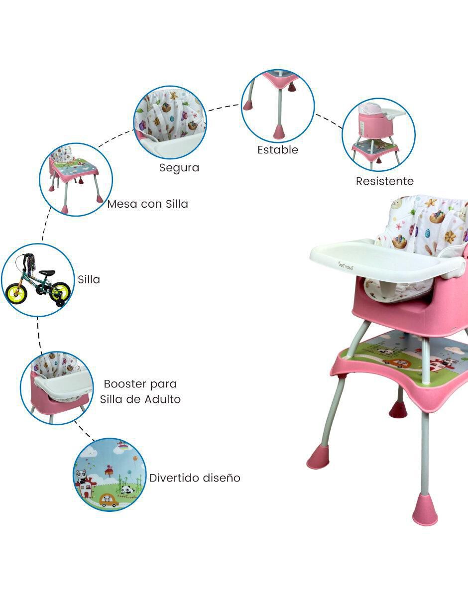 Silla alta the baby shop 3 en 1