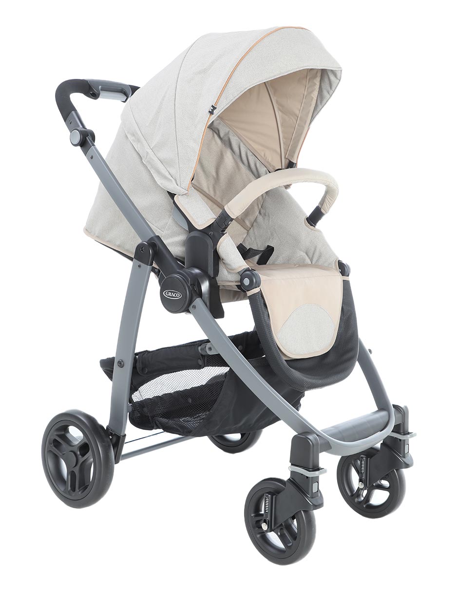 Carriola con portabebé plegable 4