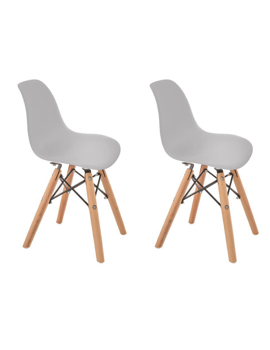 Set de silla infantil 2 piezas Eames de plástico Set de silla infantil 2 piezas Eames de plástico