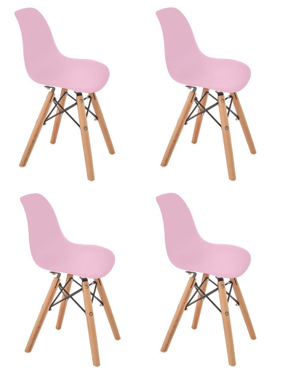 Silla 4 "piezas" duduk eames "de" plástico