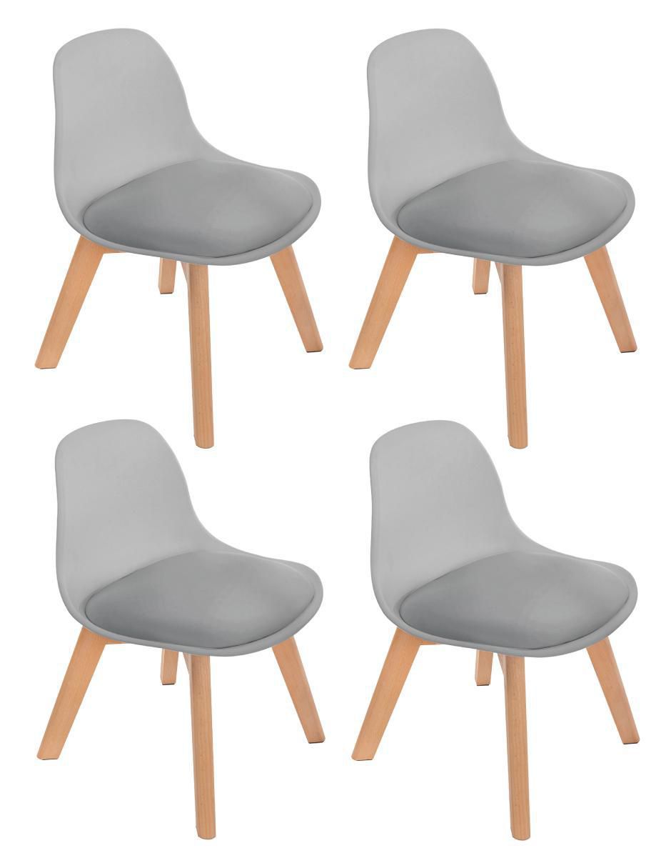 Silla 4 "piezas" duduk frankfurt "de" plástico