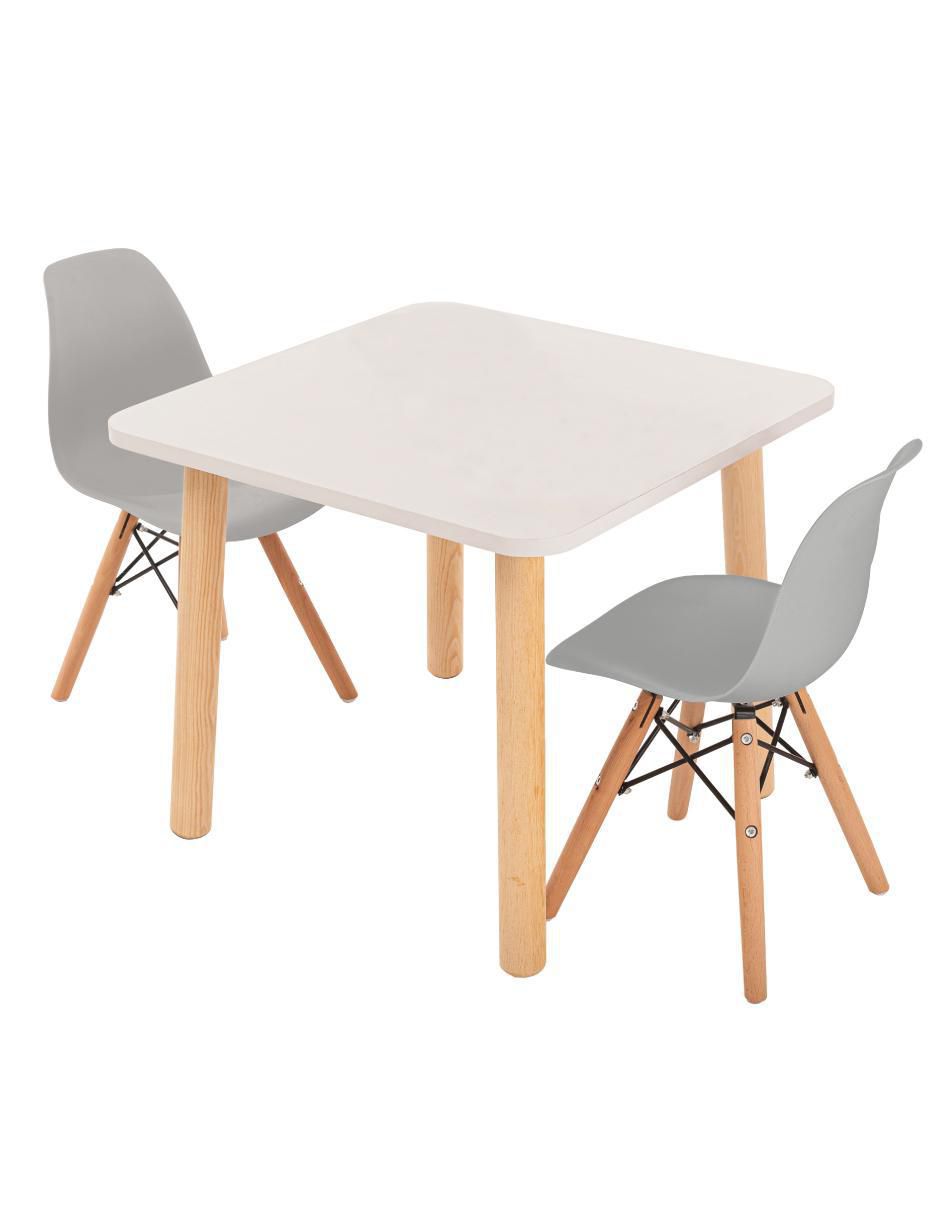 Mesa con silla duduk kids "de" mdf y madera