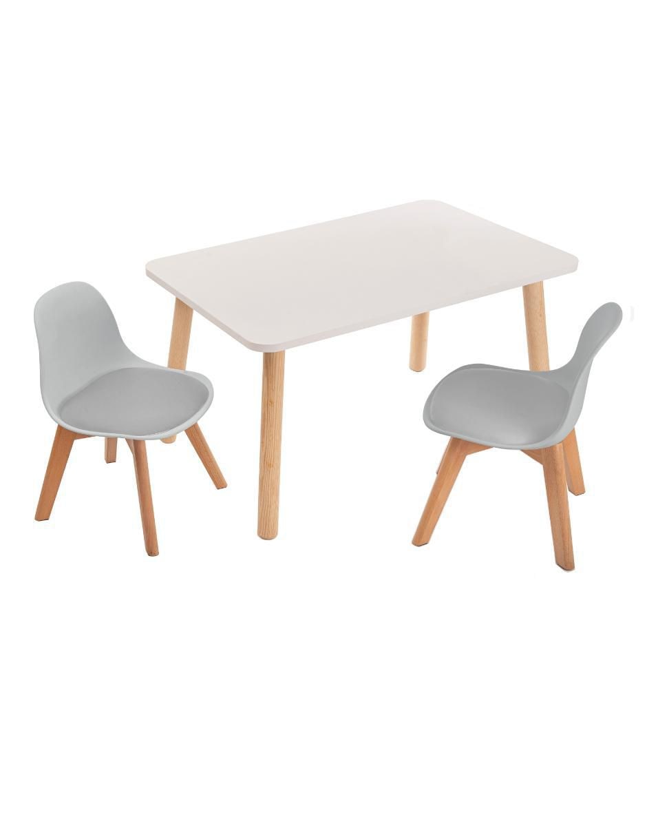 Mesa con silla duduk infantil  "de" mdf y madera