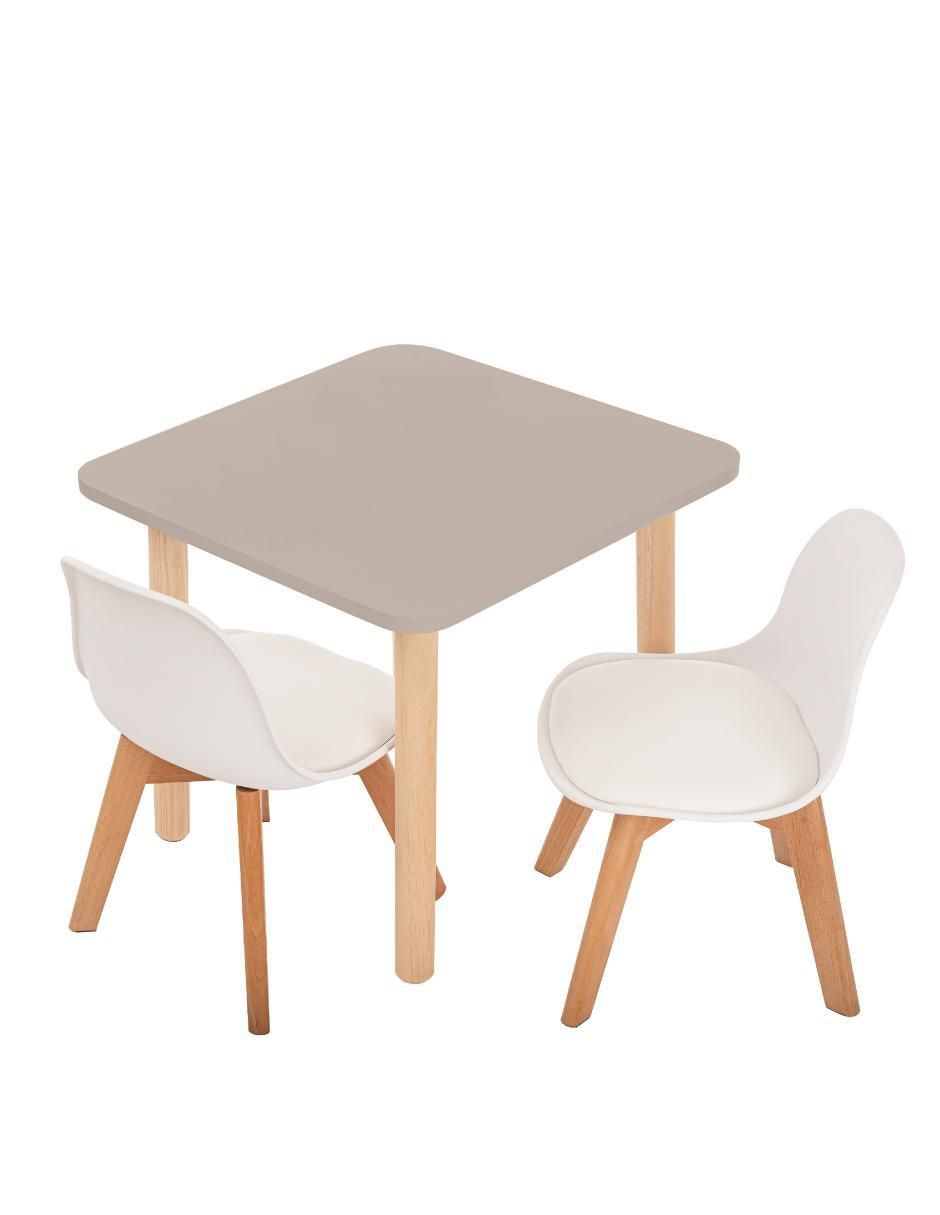 Mesa con silla duduk niñas y niños "de" mdf y madera