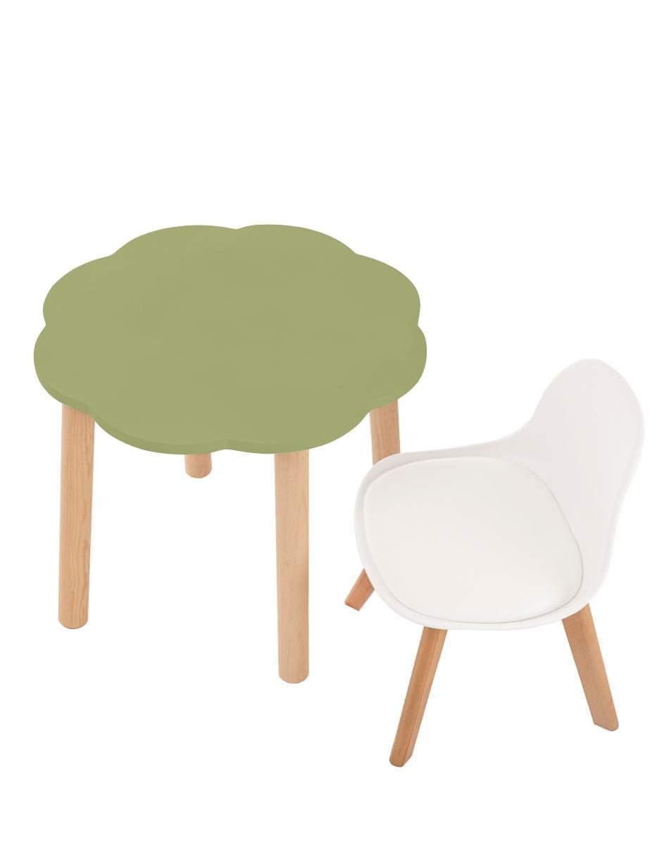 Mesa con silla armable
