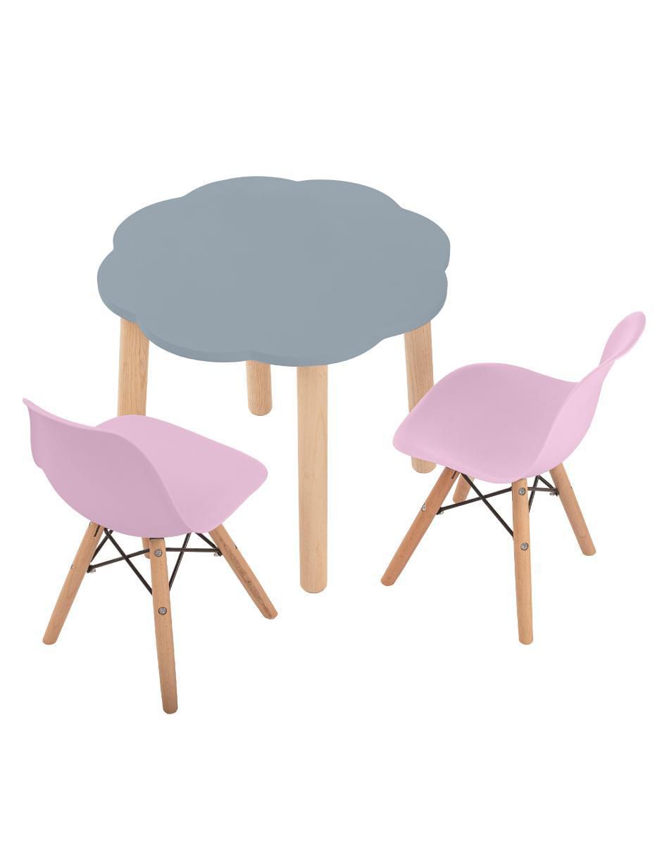 Mesa con silla armable