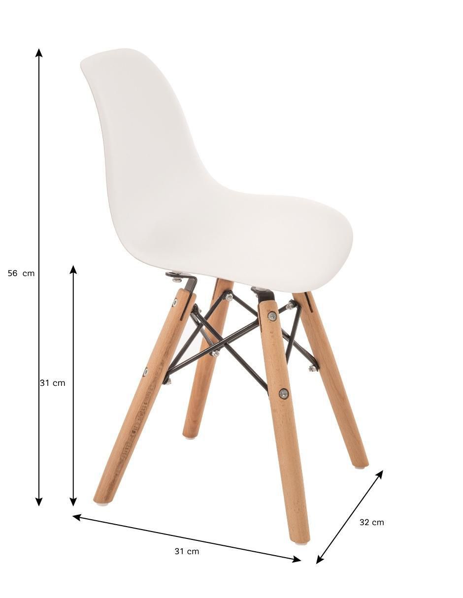 Set de silla infantil 3 piezas Infantil de madera 5