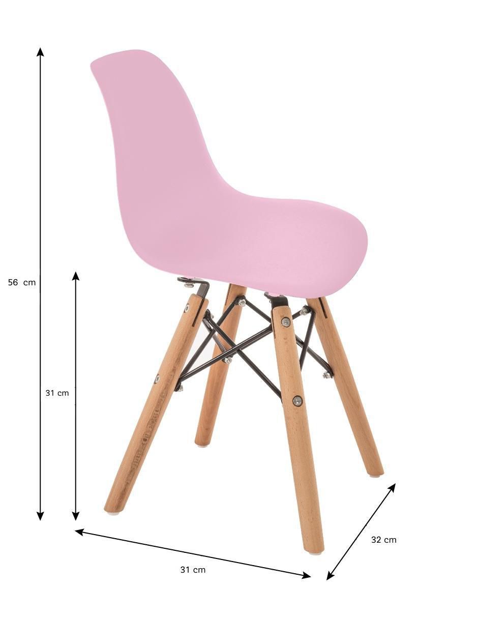Set de silla infantil 3 piezas Infantil de madera 5