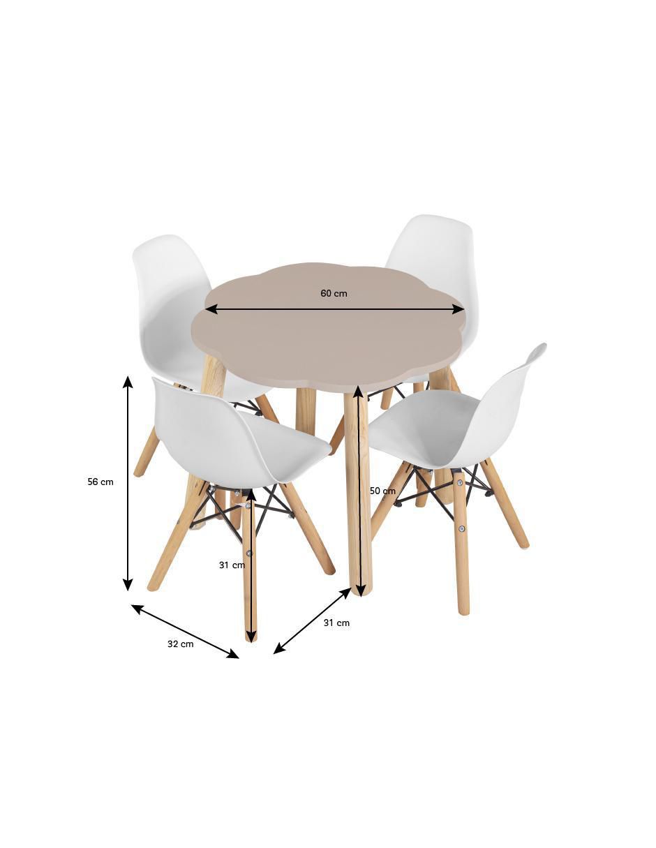 Set de mesa infantil sí sin familia o colección duduk "de" mdf y madera