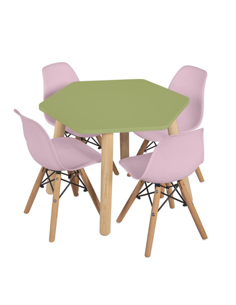 Set de mesa infantil armable Set de mesa infantil armable
