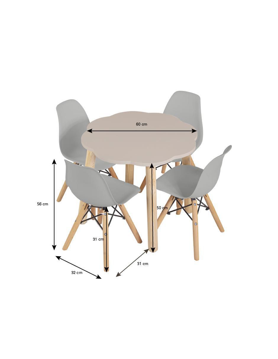 Mesa con silla duduk niñas pequeñas o niños pequeños "de" mdf y madera