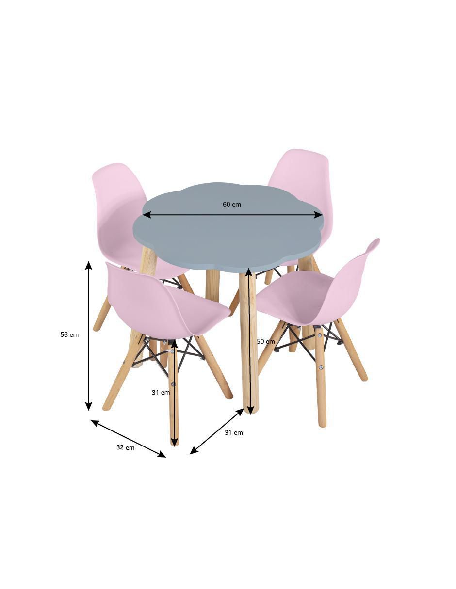 Set de mesa infantil armable 4
