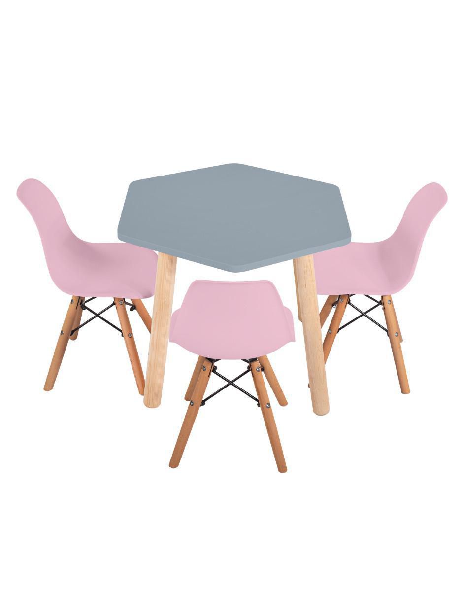 Mesa con silla armable
