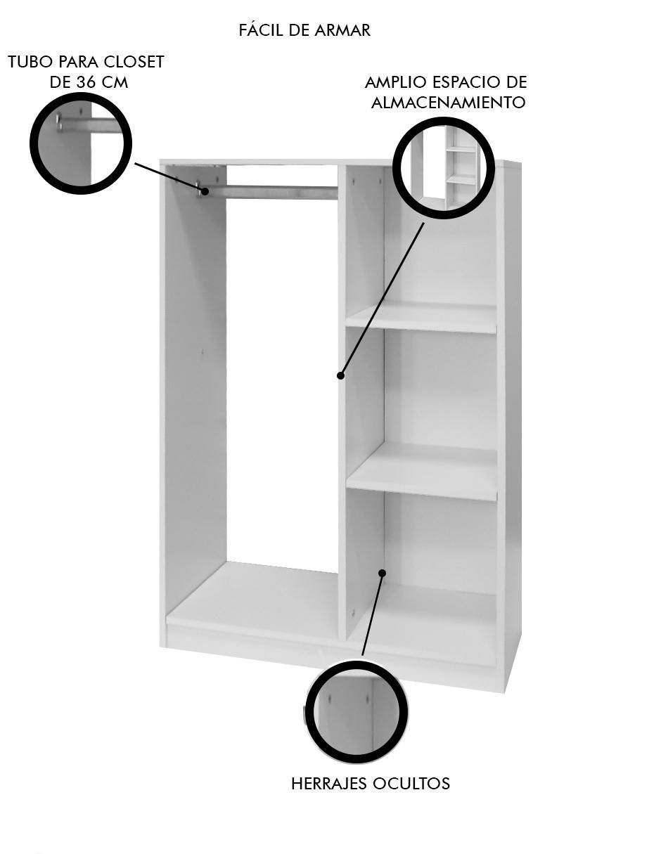 Ropero Lumiere Closet Infantil de MDF 4