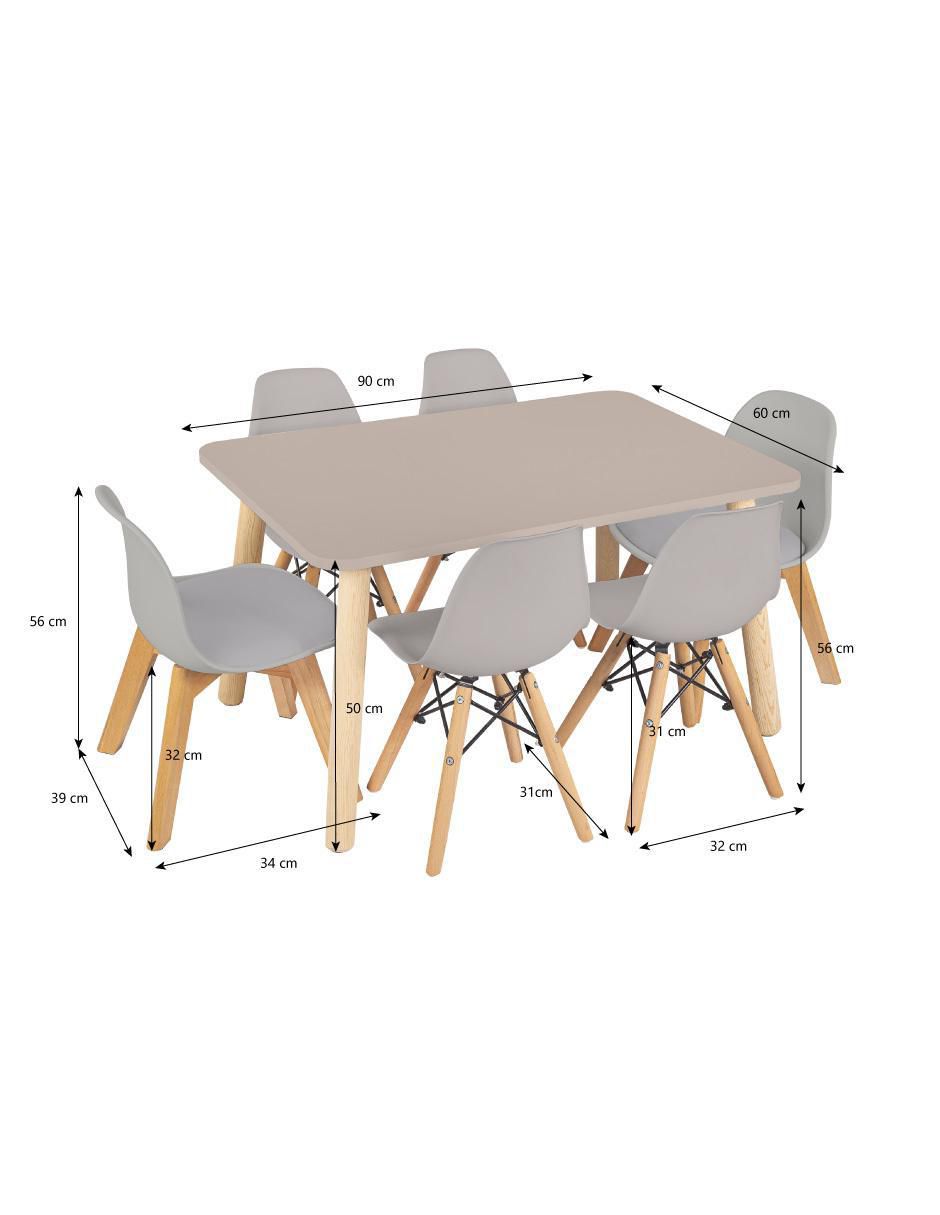 Set de mesa infantil sí sin familia o colección duduk "de" mdf y madera