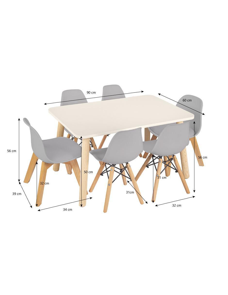Set de mesa infantil armable 5