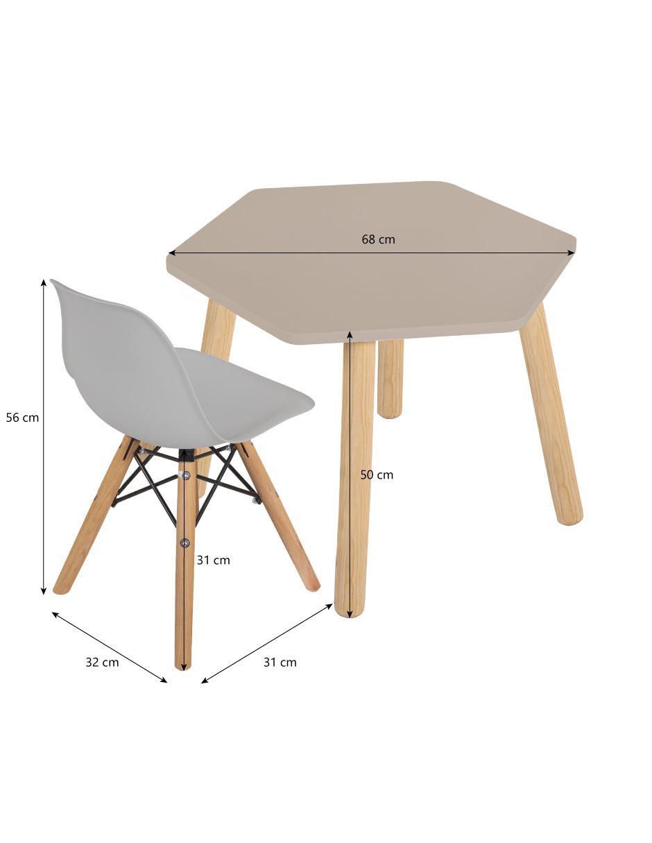 Set de mesa infantil duduk sin familia o colección "de" materialatt" 2 "piezas"