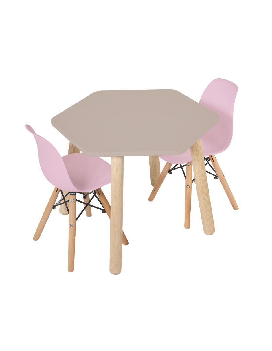 Mesa con silla duduk niños de preescolar "de" mdf y madera