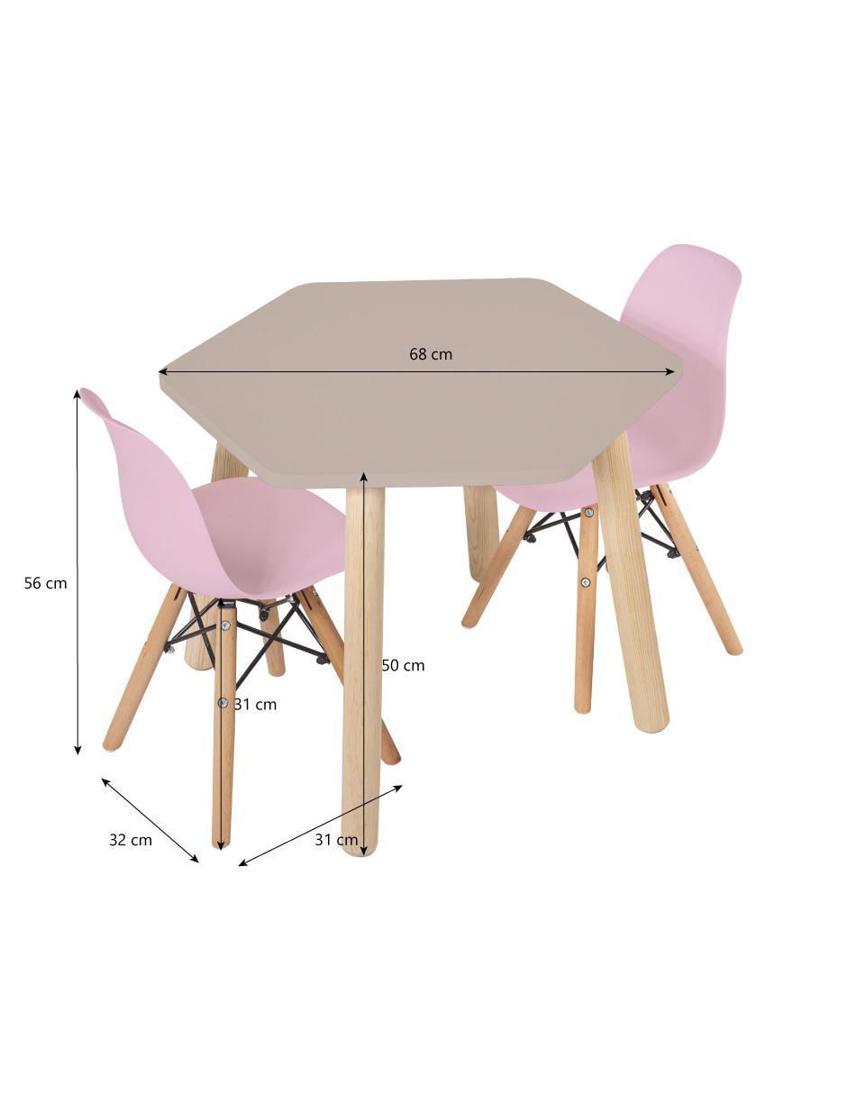 Mesa con silla duduk niños de preescolar "de" mdf y madera