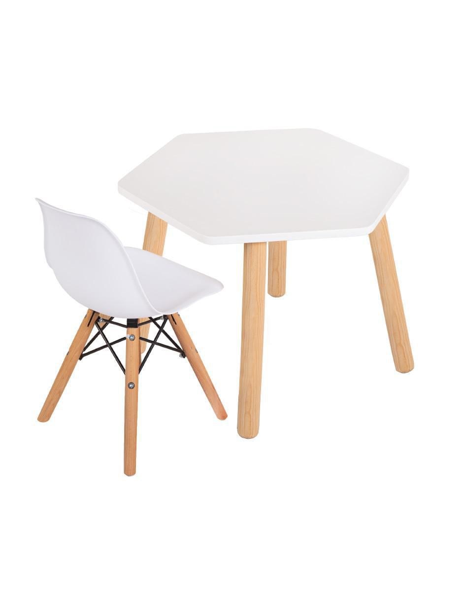 Mesa con silla armable