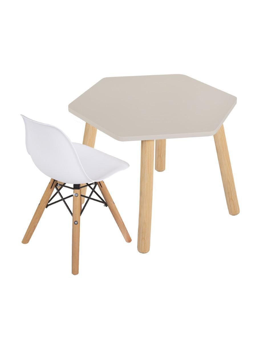 Mesa con silla armable