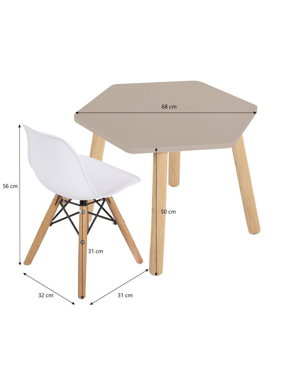 Mesa con silla duduk niños y niñas "de" mdf y madera