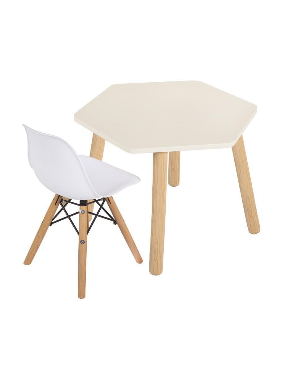 Mesa con silla armable